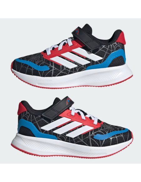 Adidas Runfalcon Spider-Man EL I Kinderschuhe – Schwarz
