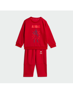Adidas Marvel Spider-Man Kids Tracksuit - Red