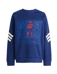 Adidas Marvel Spider-Man Trainingsanzug für Jungen – Blau 2