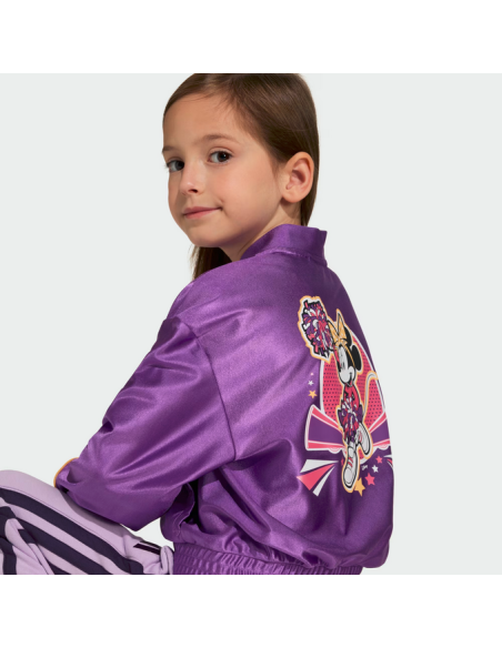 Mädchenjacke ADIDAS DISNEY MINNIE MAUS TRACK TOP - lila