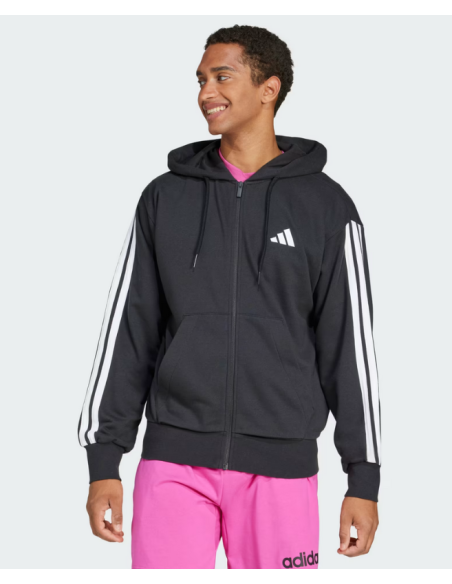 Adidas Essentials 3-Stripes Men's Jacket - Black