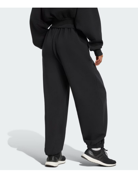 Pantalone Donna Adidas Ampio Soft Lux Flared - Nero