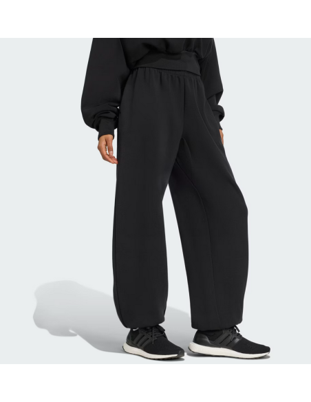 Pantalone Donna Adidas Ampio Soft Lux Flared - Nero