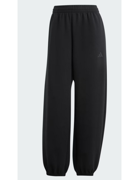 Pantalone Donna Adidas Ampio Soft Lux Flared - Nero