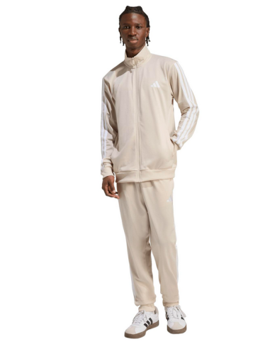 Adidas 3 Stripes Men's Tracksuit - Beige