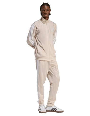 Adidas 3 Stripes Herren-Trainingsanzug – Beige