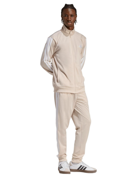 Adidas 3 Stripes Men's Tracksuit - Beige
