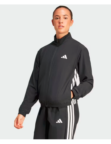 Adidas Essentials Damen-Windjacke – Schwarz