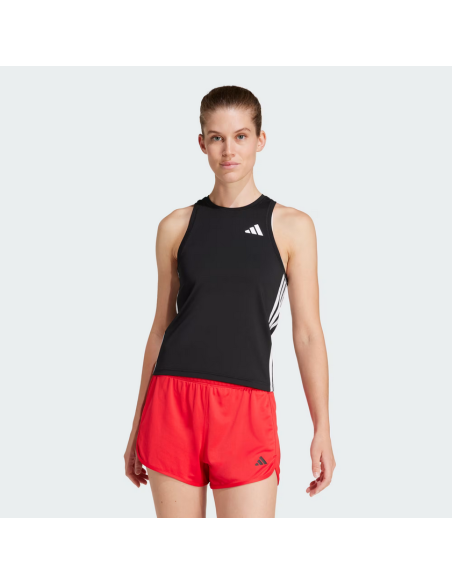 Canotta Donna Adidas Essentials 3-Stripes Workout - Nero