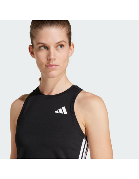 Canotta Donna Adidas Essentials 3-Stripes Workout - Nero