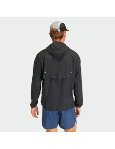 Adidas Essentials Men's Windbreaker - Black/Silver 2