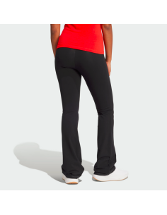 Women's Essentials Small Logo Flared Leggings - Black 2