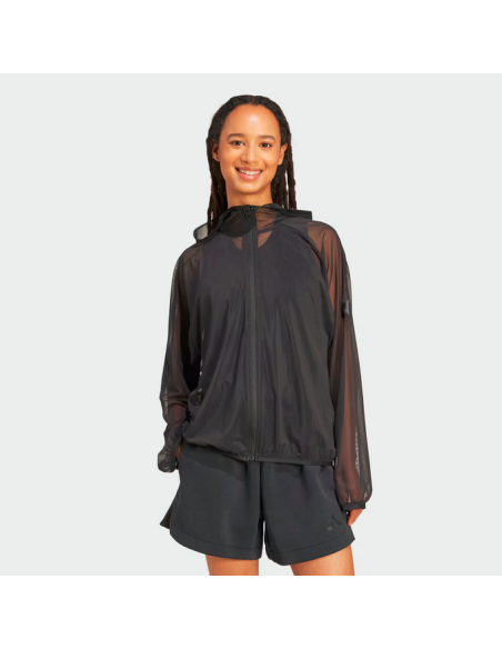 Adidas SOFT LUX Damenjacke – Schwarz