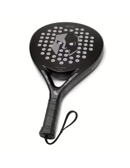 Ianoni Full Carbon Soft Padel Racket - Black