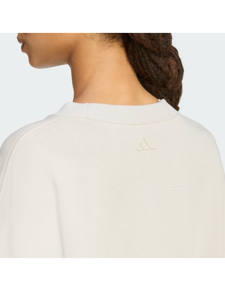 Adidas Damen-Sweatshirt mit Grafikmuster – Beige