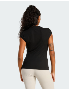 T-shirt Adidas Rib Cap-Sleeve Tee pour femme - Noir 2