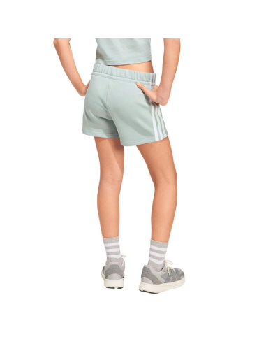 Short adidas Essential pour fille - Vert/Blanc