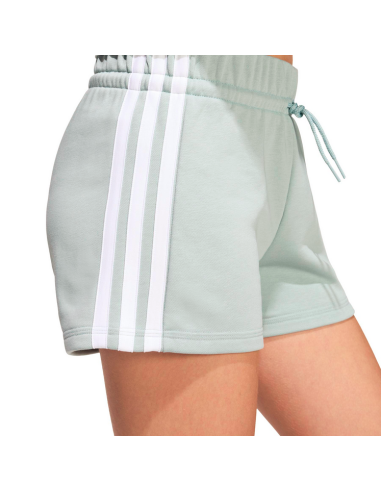 adidas Essential Mädchen-Shorts – Grün/Weiß