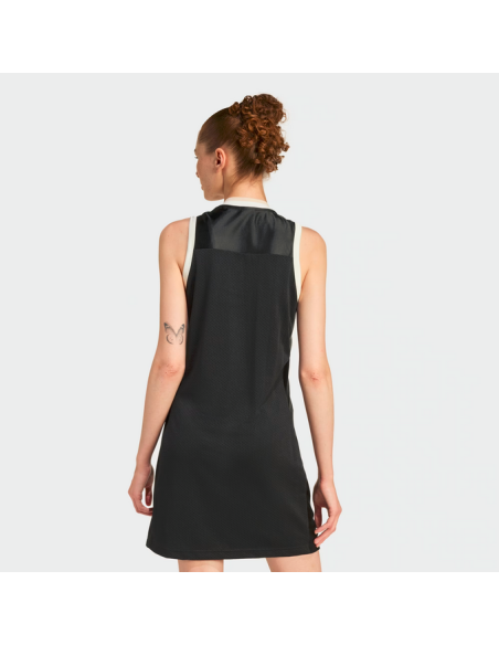VESTIDO DE MALLA DE ESTADIO PARA MUJER - Negro