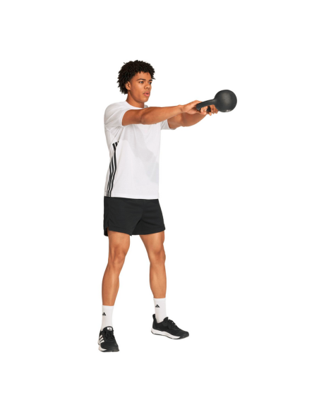 Camiseta ADIDAS Essentials Feelready 3 Stripes para hombre - BLANCA