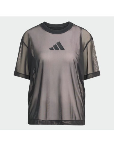 Adidas Soft Lux Damen-T-Shirt – Schwarz