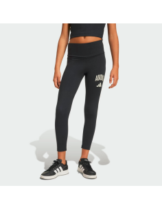 Leggings ragazza Adidas Collegiate - Nero