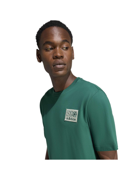 T-shirt uomo ADIDAS Memories Of Sport Patch - VERDE