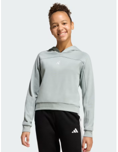 Felpa RAGAZZA Adidas Glam Cropped - Azzurro