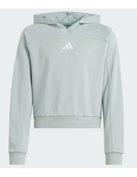 Adidas Glam Cropped Sweatshirt for Girls - Light Blue