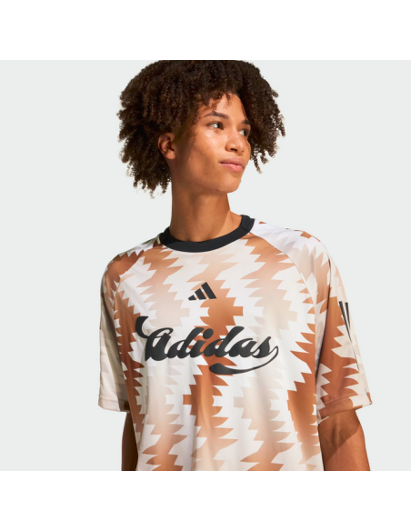 Camiseta Adidas HOUSE OF TIRO para hombre - BEIGE
