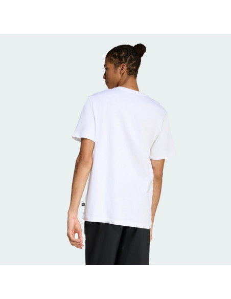 Adidas SLIDE TRIM homme t-shirt - BLANC