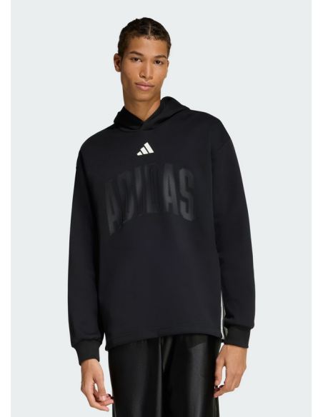 Felpa Uomo Adidas Stadium Graphic - Nero