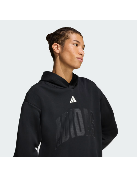 Felpa Uomo Adidas Stadium Graphic - Nero