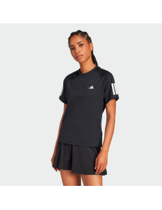 T-shirt DONNA Adidas Climacool 3-Stripes Club - NERO