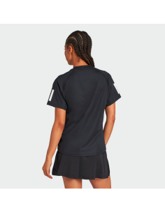 Camiseta Adidas Climacool 3-Stripes Club para mujer - NEGRO 2