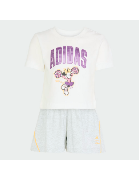 Tuta Bambina Adidas DISNEY MINNIE MOUSE - Bianco/Grigio