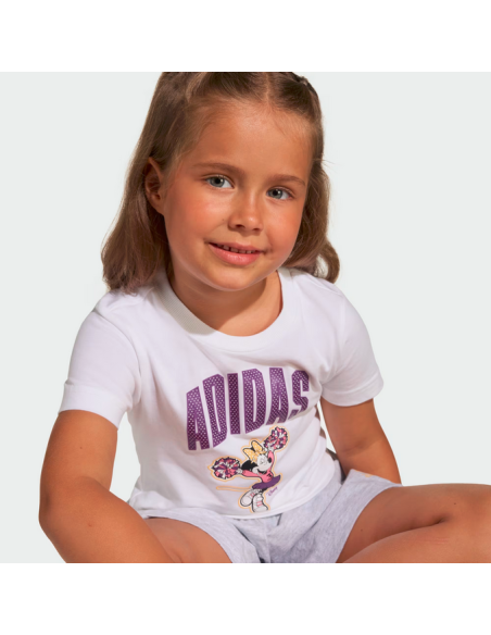 Chándal Adidas Disney Minnie Mouse para niña - Blanco/Gris