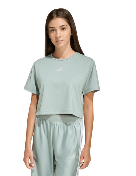 T-shirt Ragazza Adidas ESSENTIAL Seasonal - Azzurro