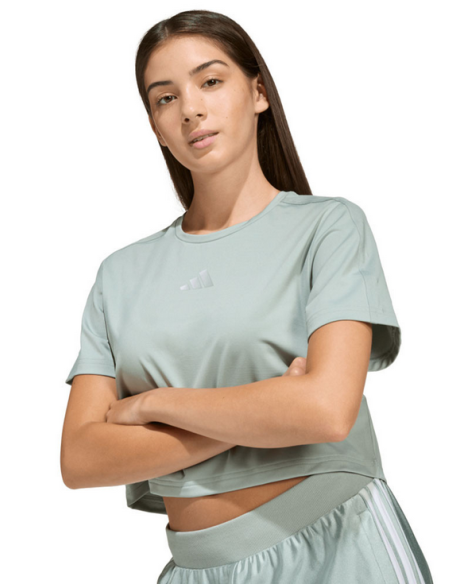 Adidas ESSENTIAL Seasonal Mädchen-T-Shirt - Himmelblau