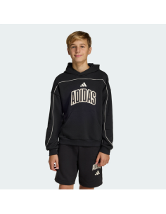 Sudadera Adidas STADIUM LETTERING para niño - NEGRO