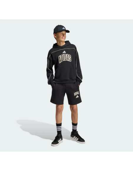 Sudadera Adidas STADIUM LETTERING para niño - NEGRO