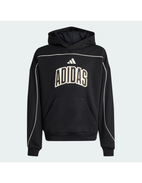 Sweat-shirt garçon Adidas STADIUM LETTERING - NOIR