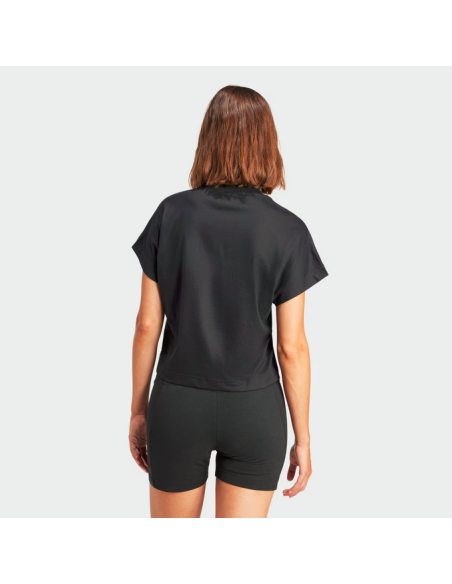T-shirt femme Adidas toutes saisons - Noir