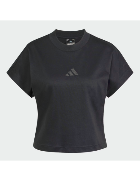 Adidas Damen-T-Shirt All Season – Schwarz