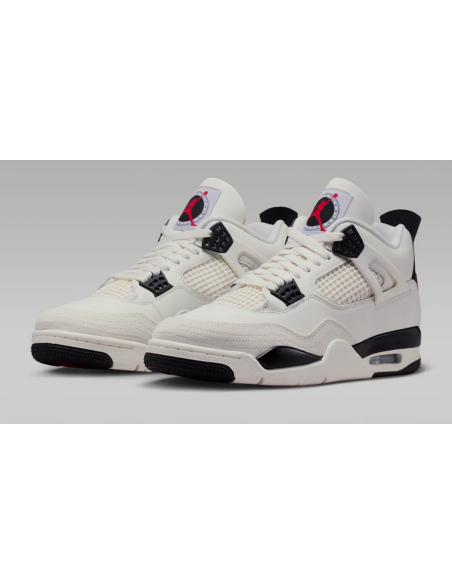 Scarpe Uomo Jordan Air Jordan 4 Retro Og Fc - Bianco
