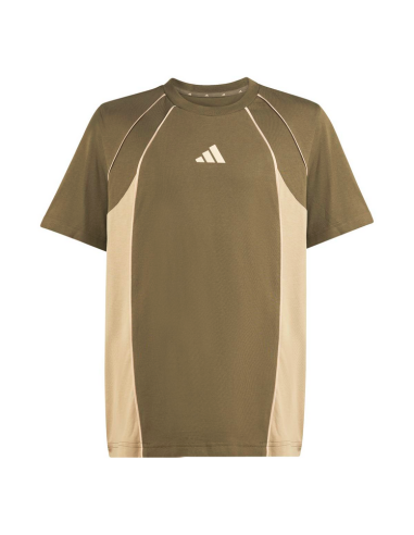 T-Shirt Ragazzo ADIDAS Color Block - VERDE