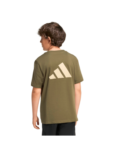 T-Shirt Ragazzo ADIDAS Color Block - VERDE