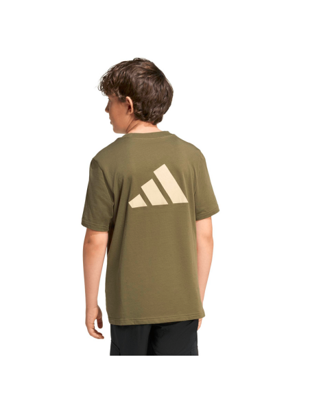 ADIDAS Colour Block Jungen T-Shirt – GRÜN