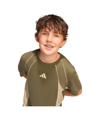 Camiseta ADIDAS Color Block Niño - VERDE