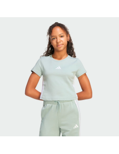 T-shirt Ragazza Adidas ESSENTIAL - Azzurro
